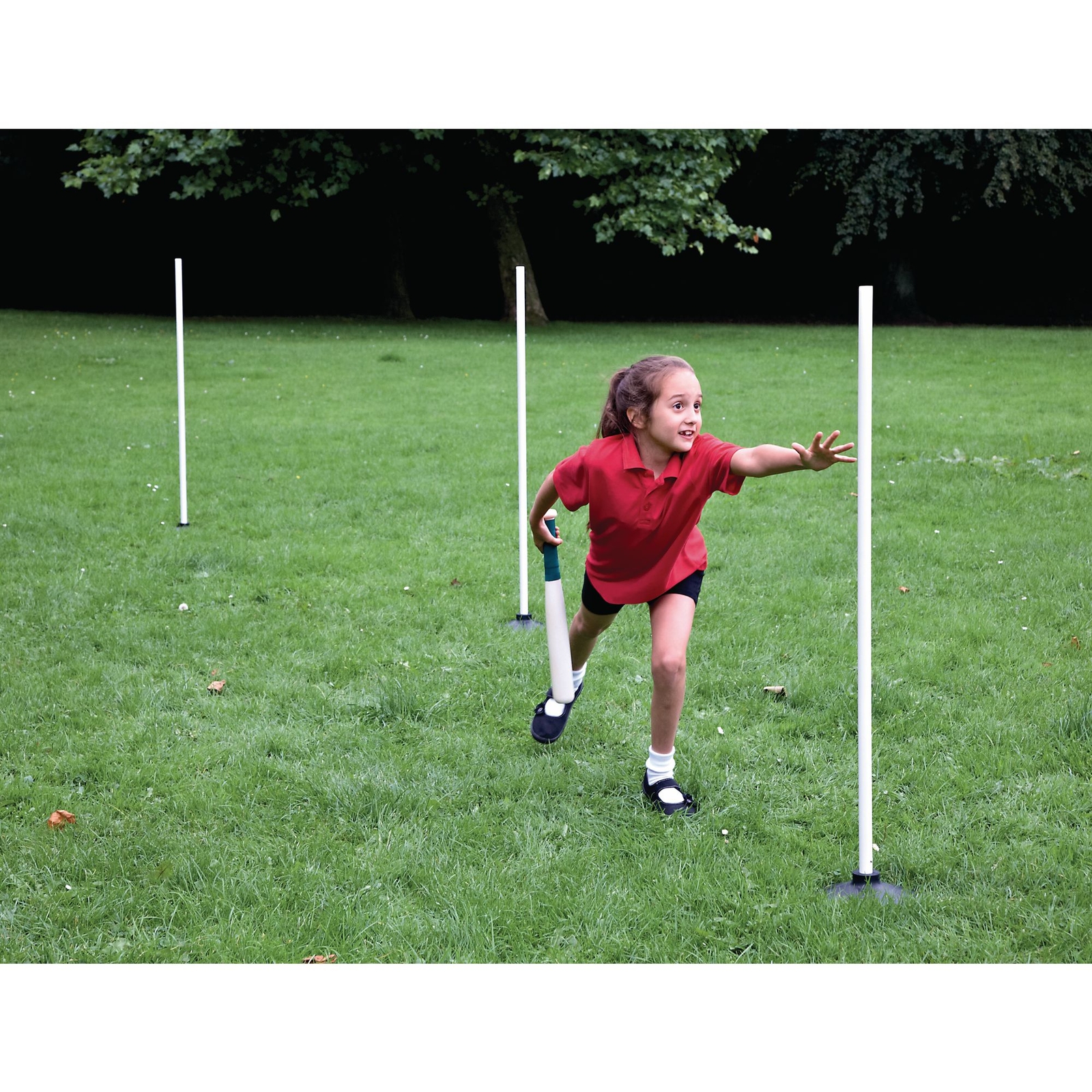 Rounders Post and Base Set - White - Pack x 4