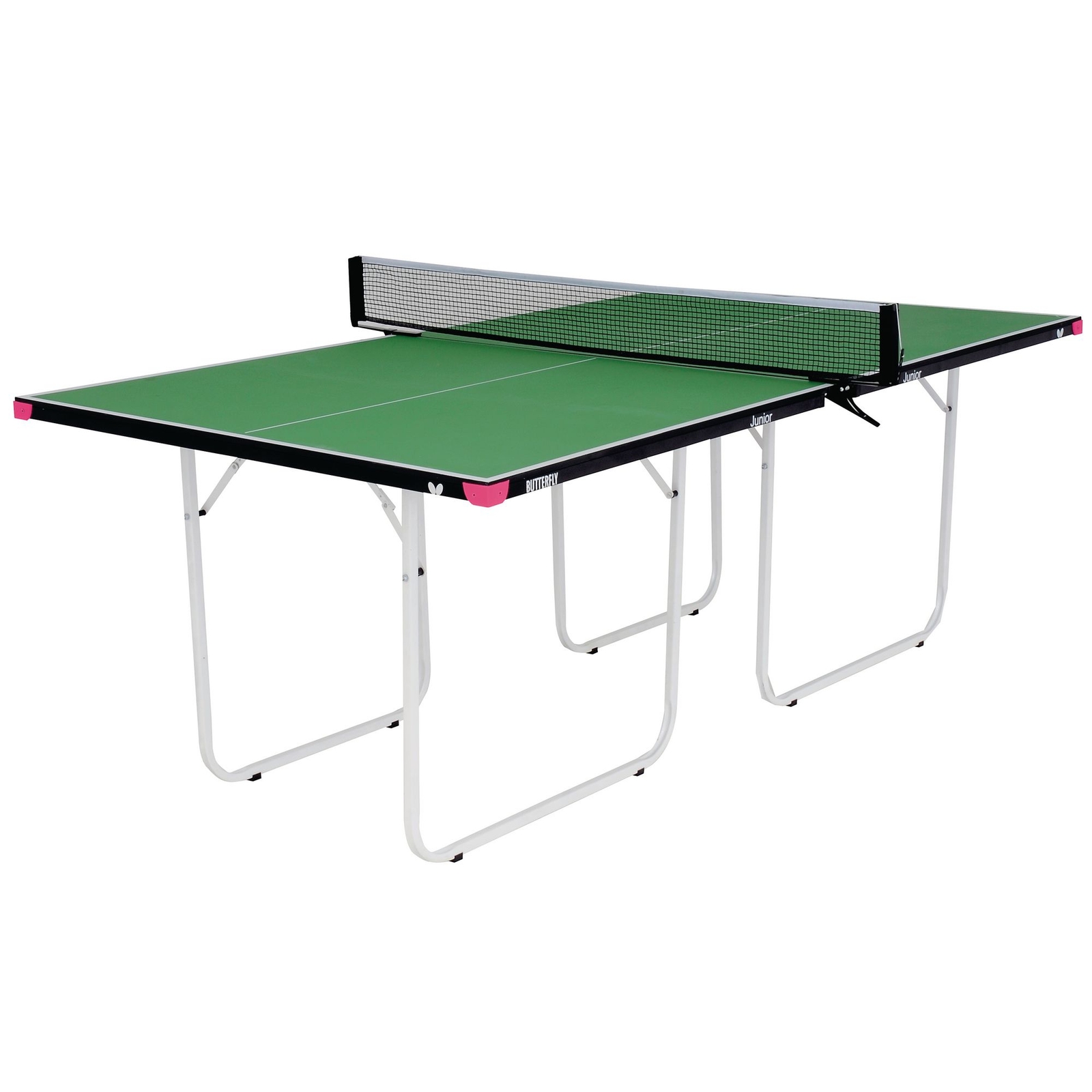 Butterfly Three-Quarter Table Tennis Table - Green - Indoor - 12mm - Each