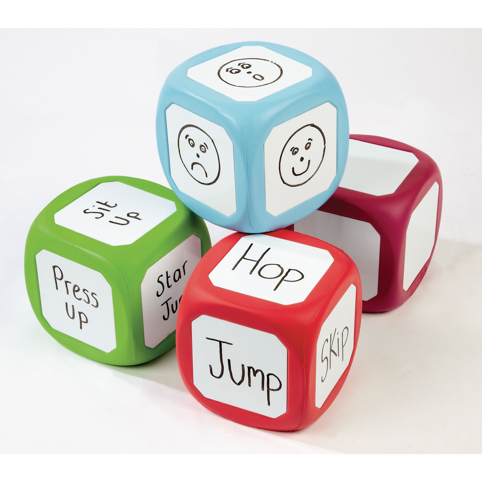 Teacher Whiteboard Dice - Pack 4