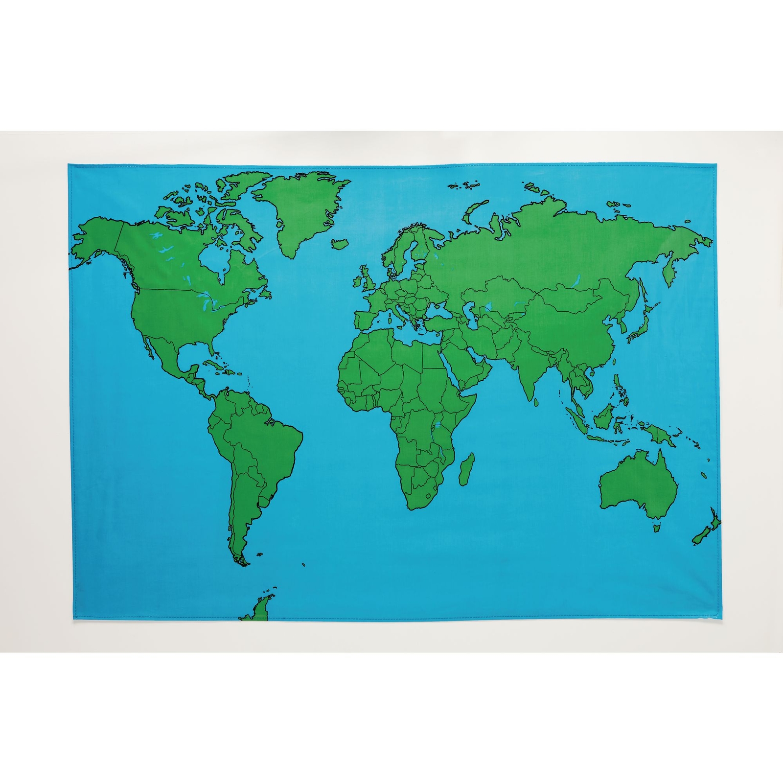 Playcloth Outline Map - The World
