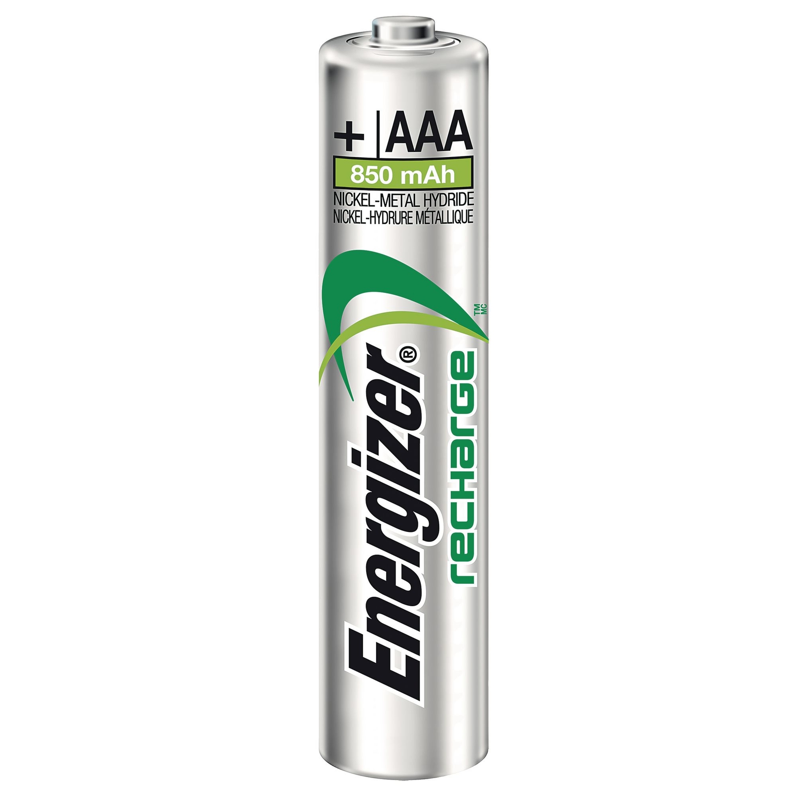 Energizer Rechargeable Nickel metal Hydride Battery - AAA, HR03 - Pack of 4