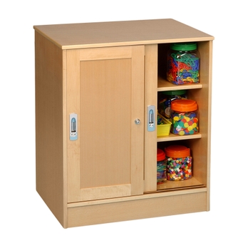 Small Cupboard With Sliding Doors Gls Educational Supplies