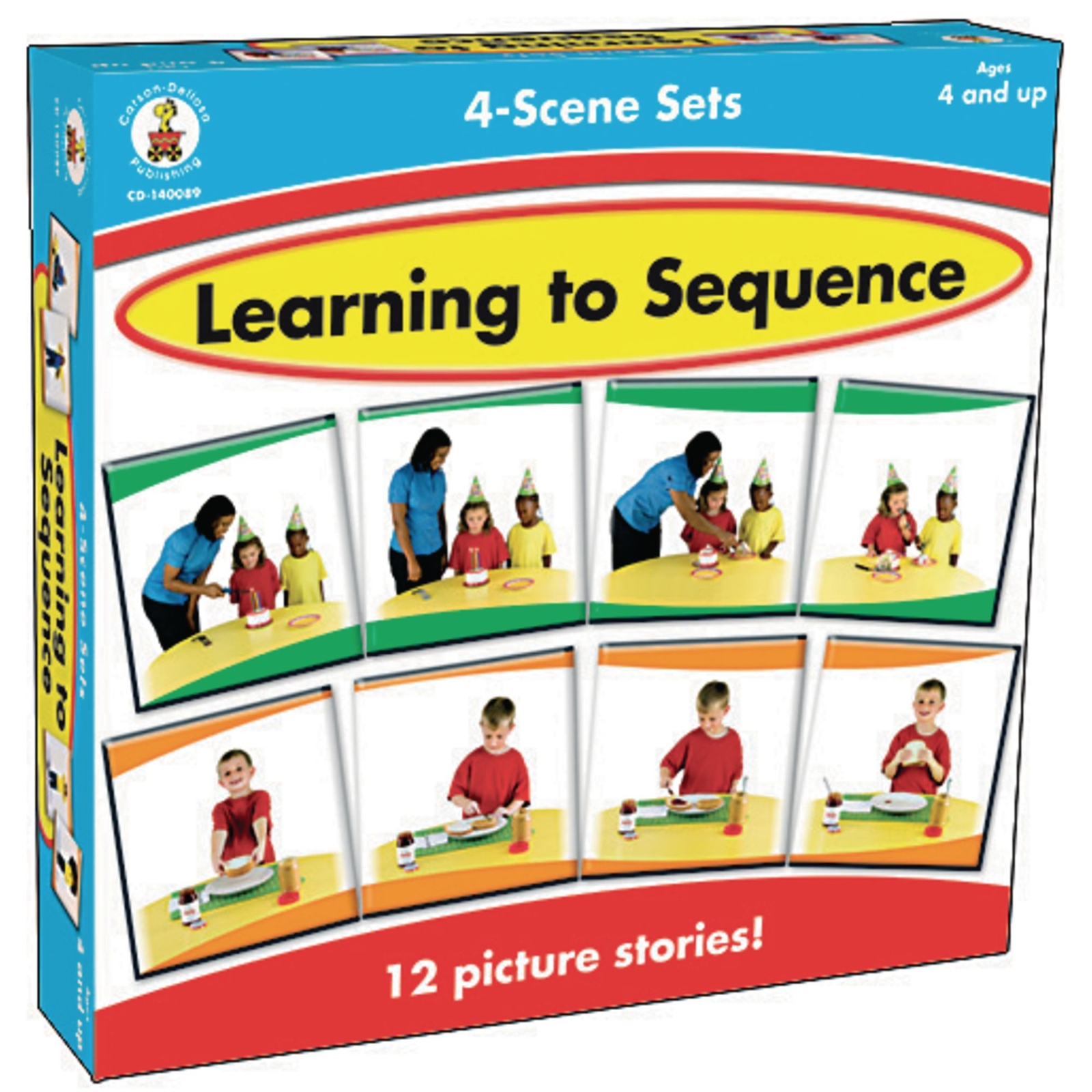 Learning To Sequence 4 Scene Sets - Pack of 48
