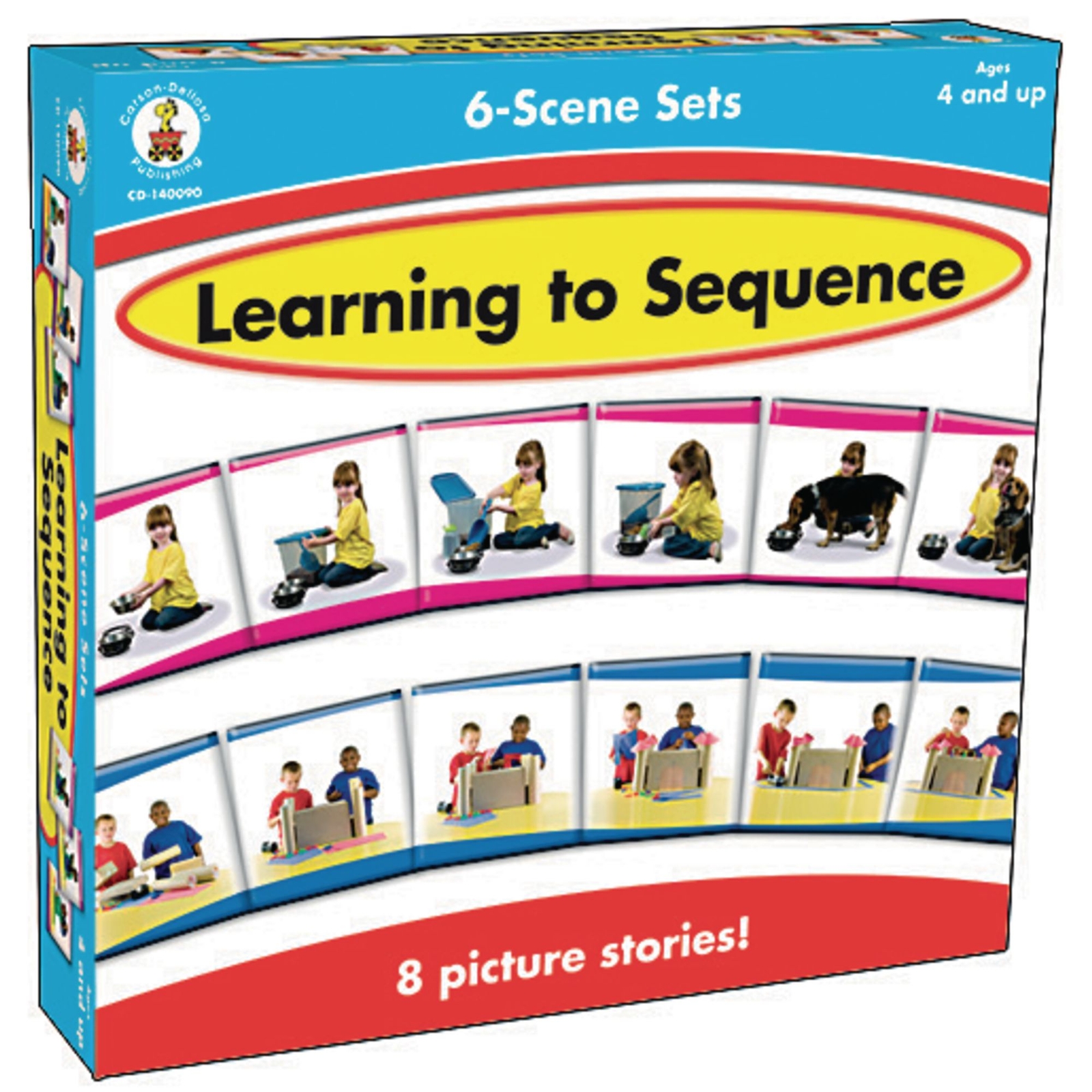 Learning To Sequence 6 Scene Sets - Pack of 48