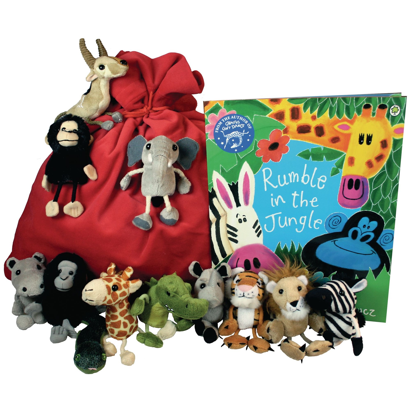 Rumble In The Jungle Puppet and Book Set - Per Set