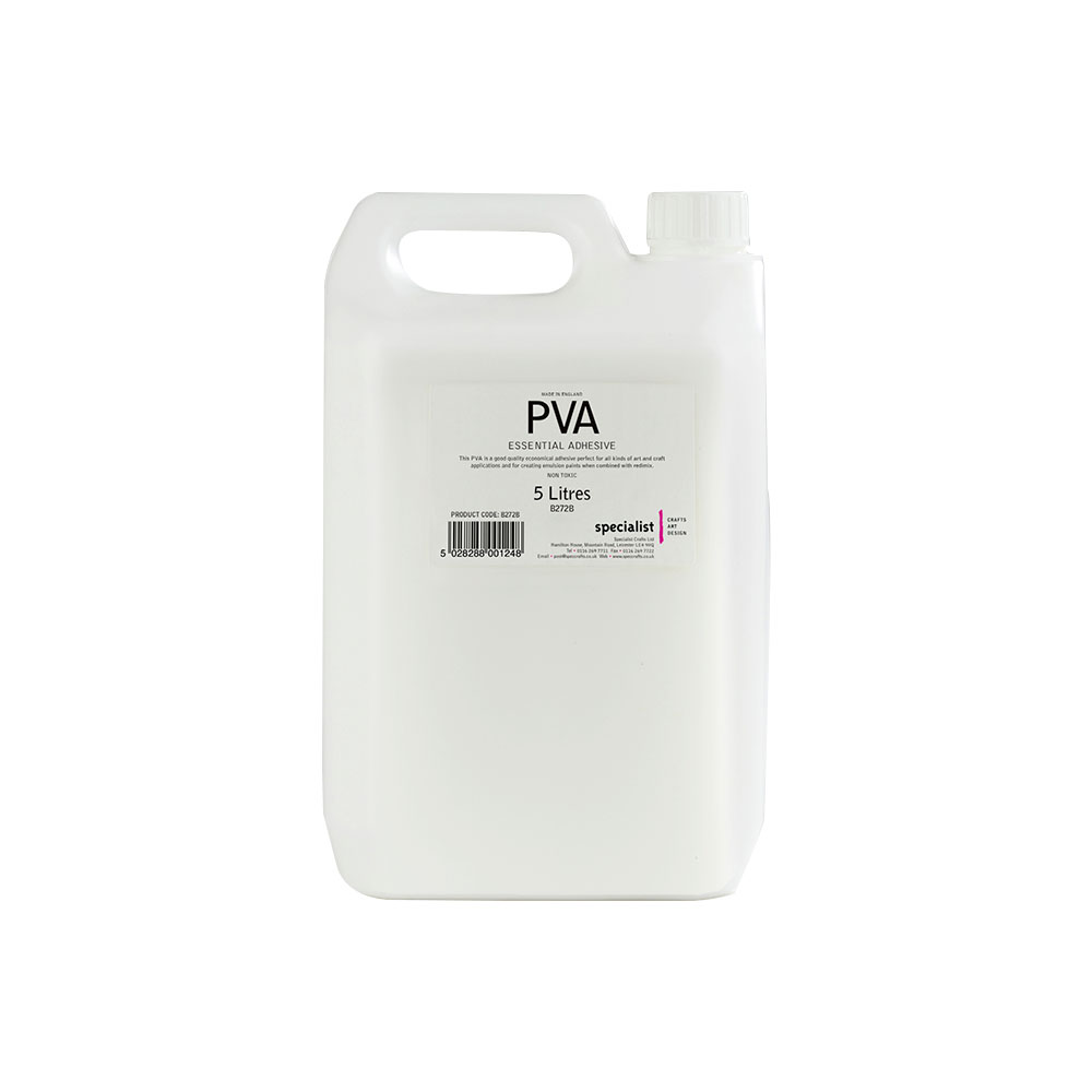 B272B Specialist Crafts Essential PVA Adhesive 5L Findel Dryad UAE