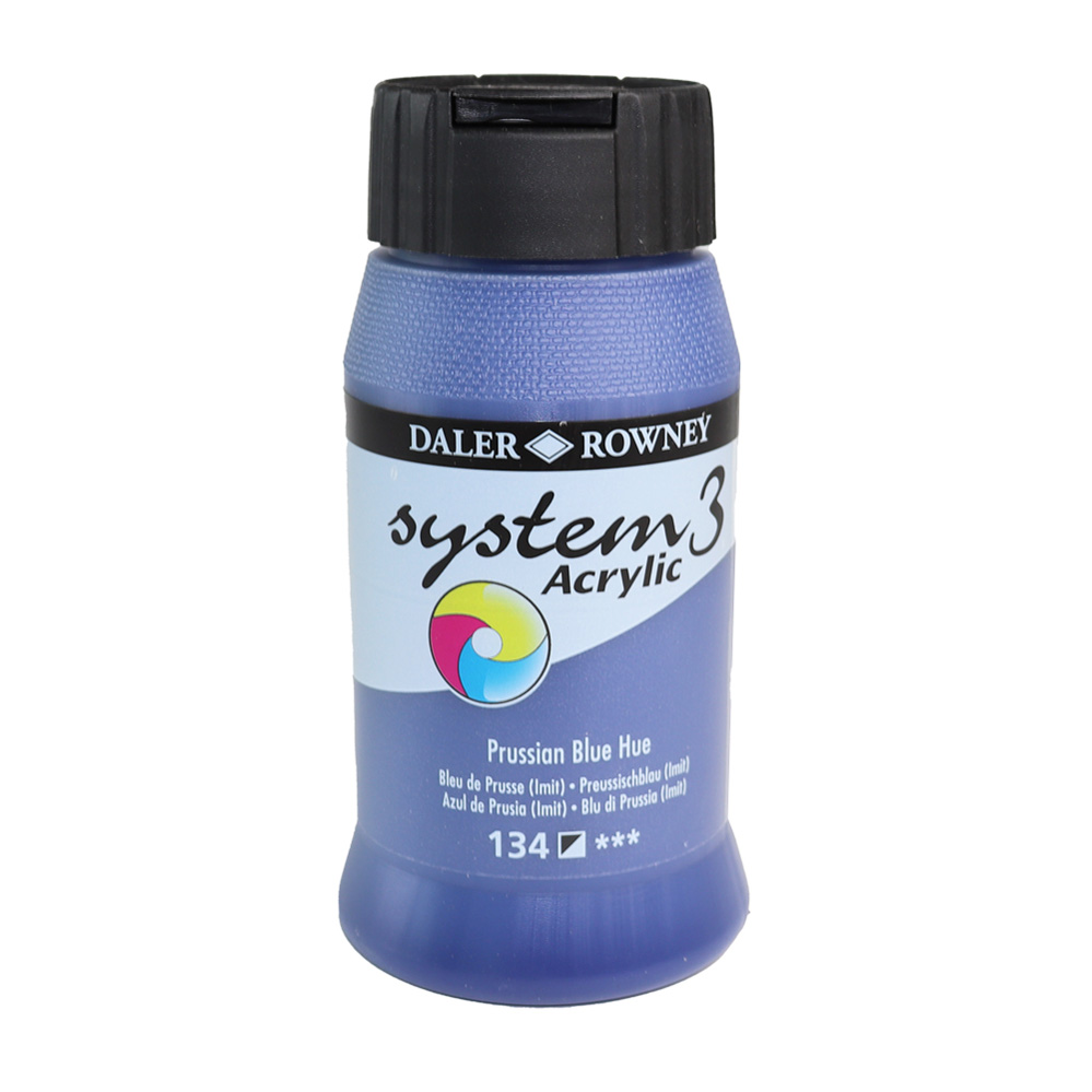 D321B134 - Daler-Rowney System 3 Original Acrylic Colours 500ml ...