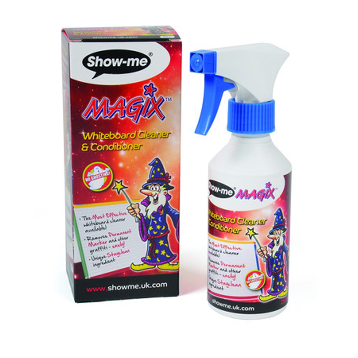 Magix Clean Show-me MAGIX Drywipe & Whiteboard Cleaner | DP046 | Findel Dryad