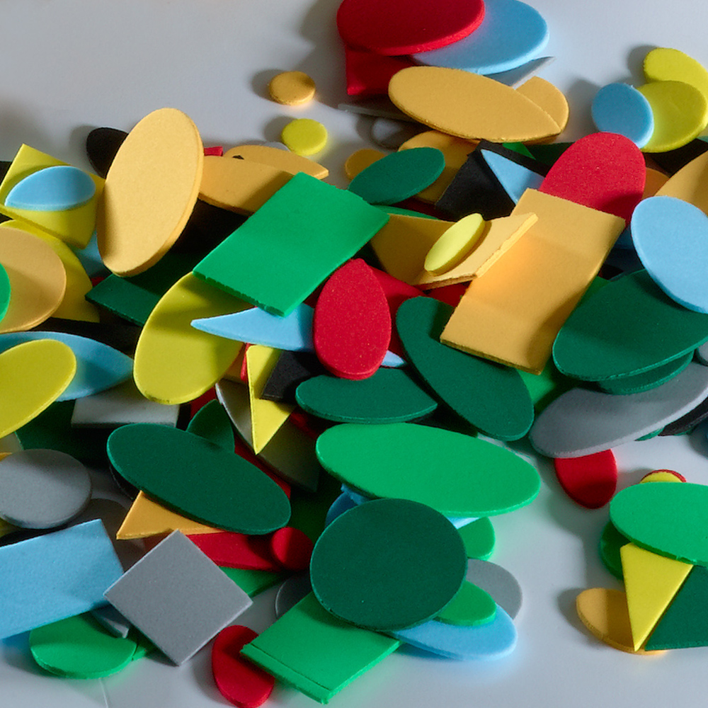 E804 EVA Craft Foam Shapes Pack Findel Dryad UAE