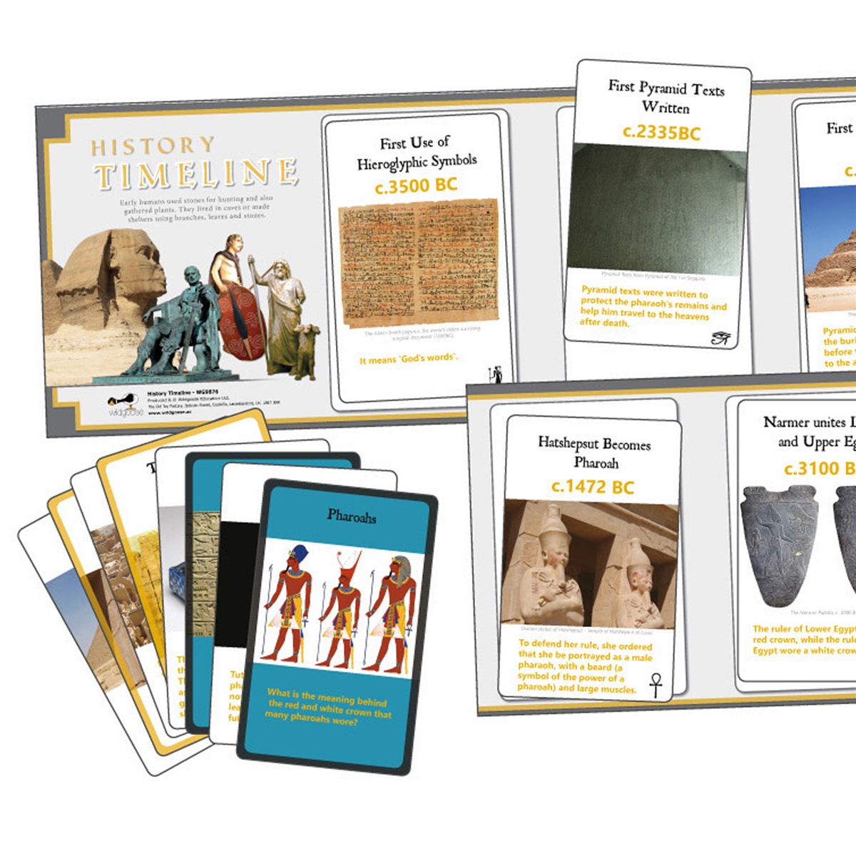 WG7712 - Ancient Egypt Interactive Timeline - Classroom Cards | Findel ...
