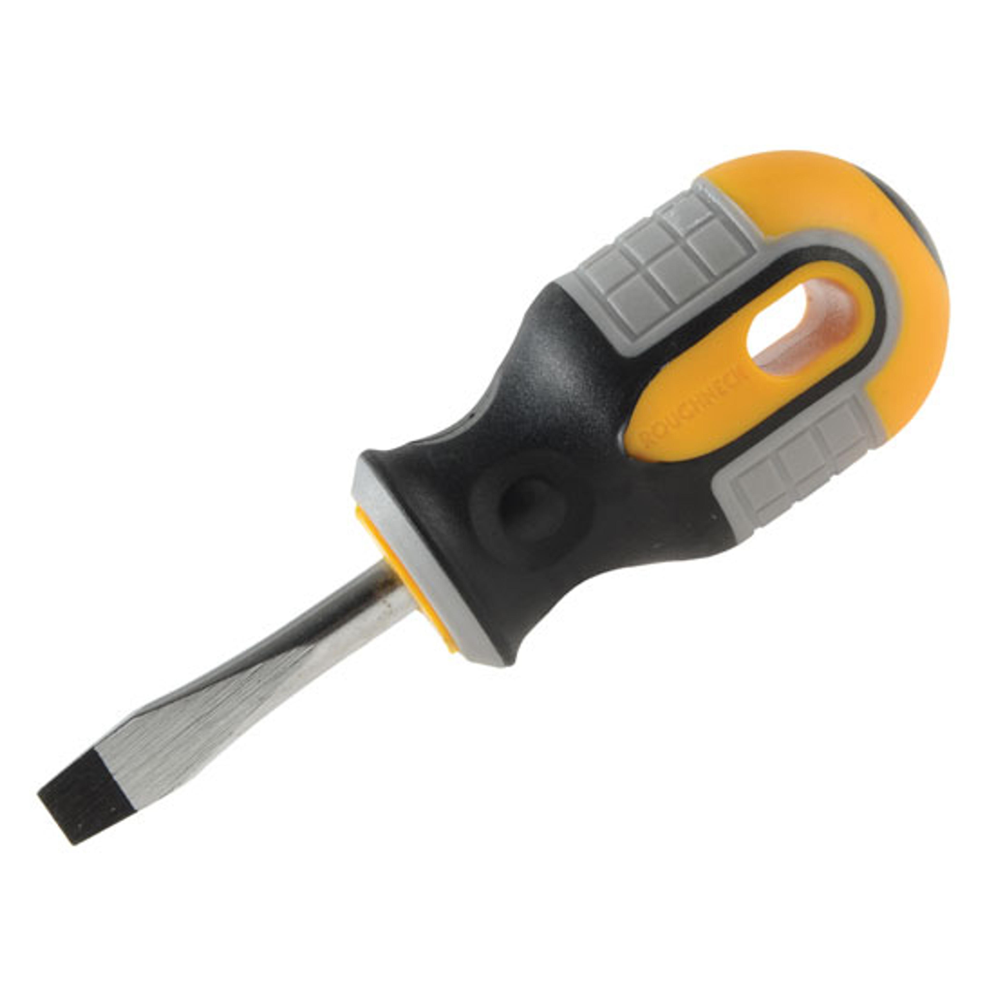Roughneck Screwdrivers - Slotted Flared Tip - Chubby - 6 x 40mm | HT639 ...