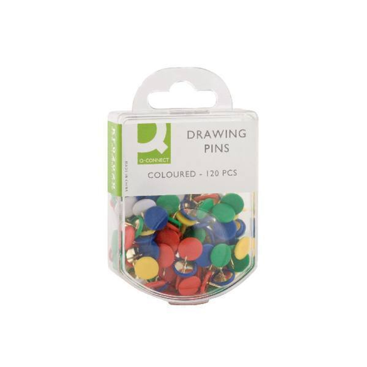 Pin Drawing Color Drawing Pin Coloured - Pack of 120 x 10 | DRY02020Q | Findel Dryad