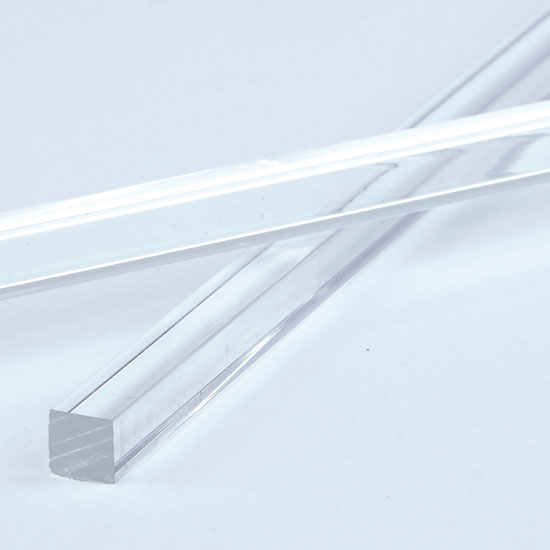 MT252C Clear Square Acrylic Rod 500mm x 4mm Findel Dryad UAE