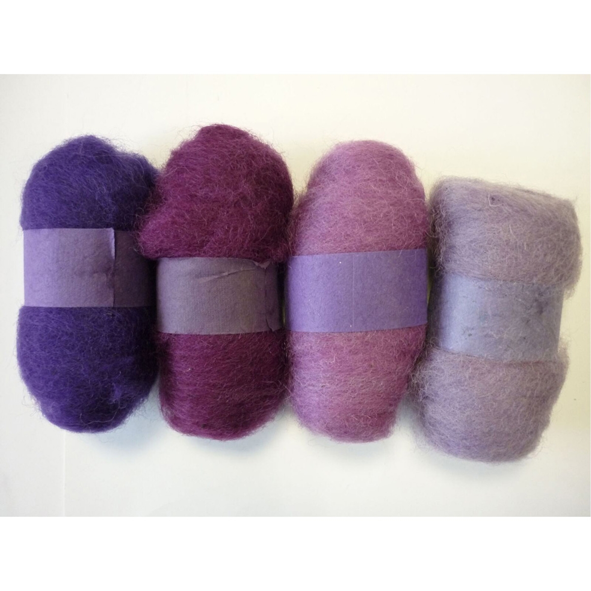 Tonal Felting Wool - Violets | N602A008 | Findel Dryad