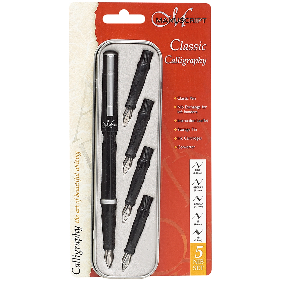 Manuscript Classic Calligraphy Sets - Left Handed | P415L | Findel Dryad
