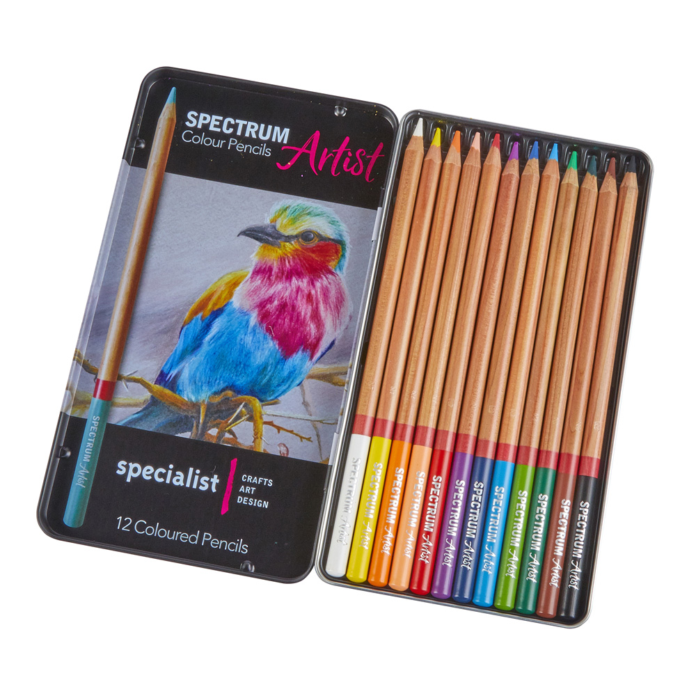 P420A Spectrum Artist Colour Pencils. Set of 12 Findel Dryad UAE