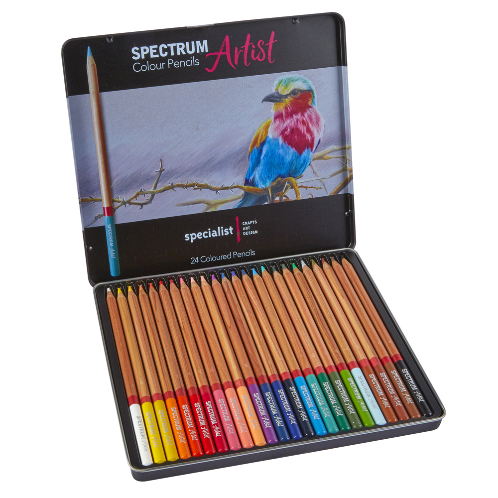 P420B Spectrum Artist Colour Pencils. Set of 24 Findel Dryad UAE