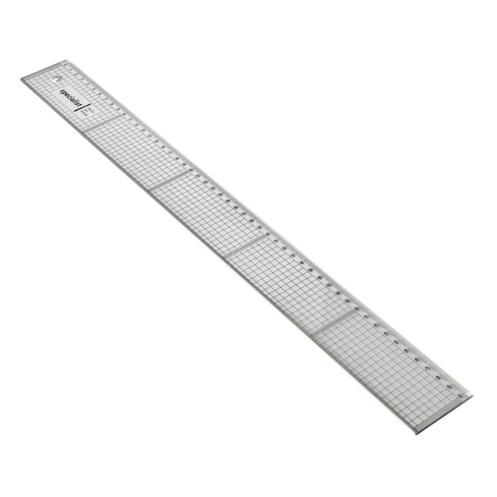 S312 - Plastic Grid Ruler - 50cm | Findel Dryad UAE