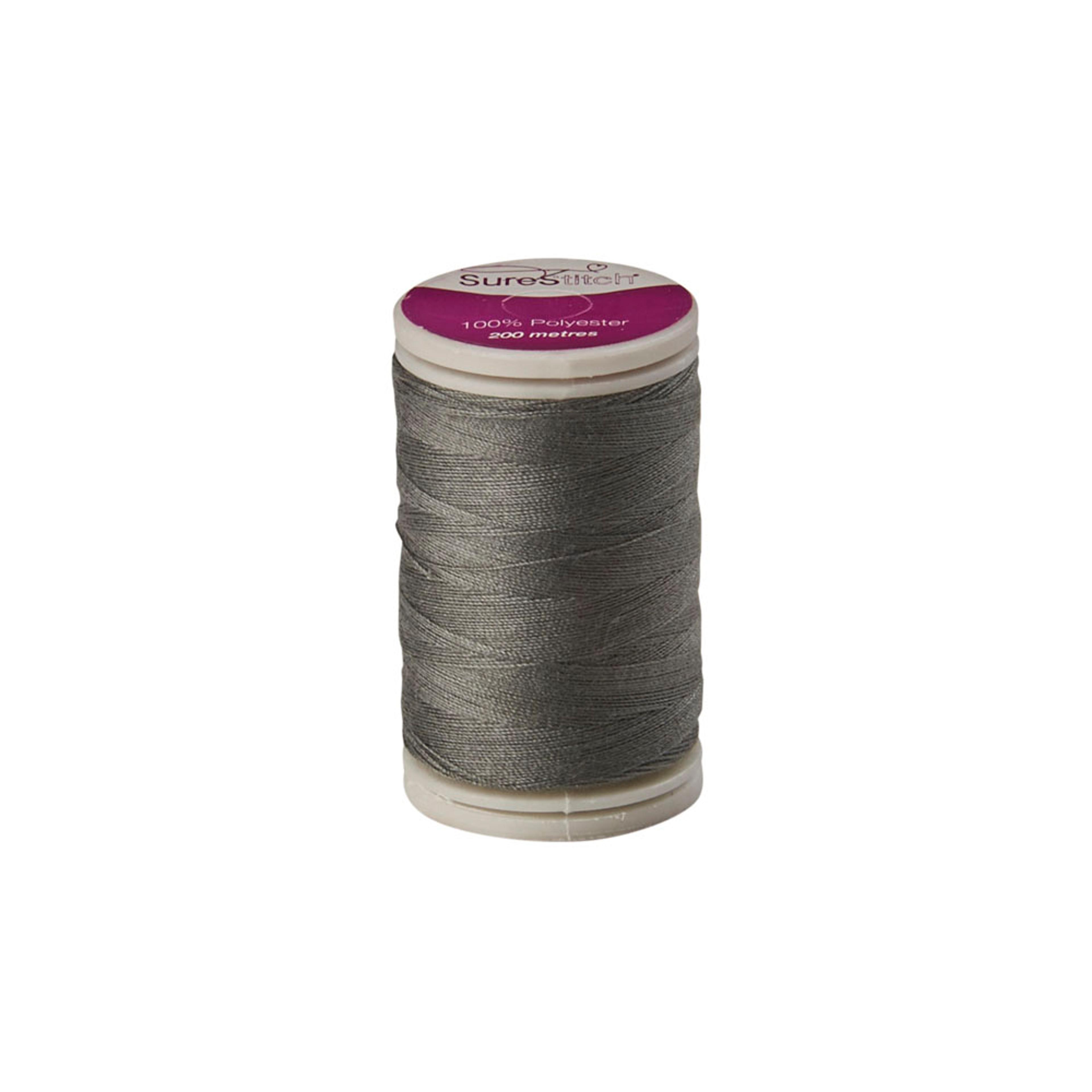 SureStitch Polyester Thread 200m Reels - Mid Grey | ST050A744 | Findel ...