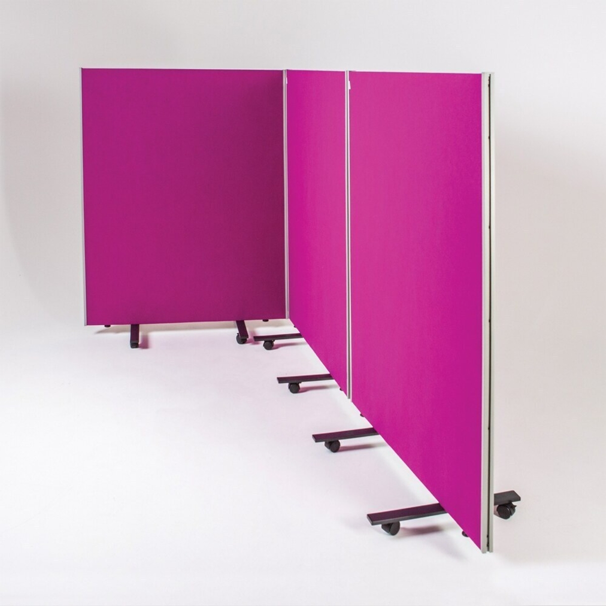 Busyscreen Tripe Safety Partition 1525 x 1200mm Grey Trim Loop Nylon ...