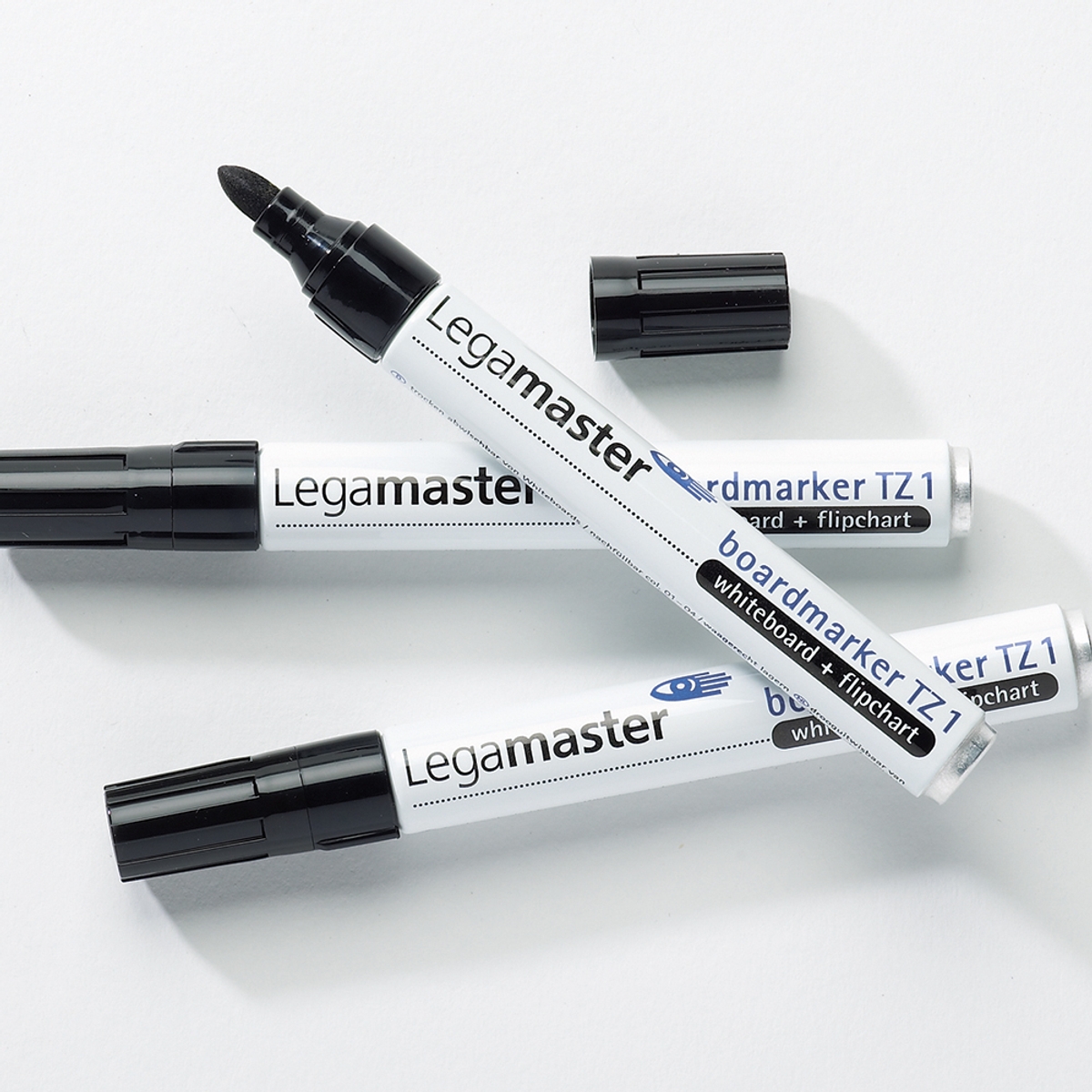 Legamaster lega Master vetro baord Marker titolare nero, con chiusura magnetica